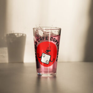 Bastard Cafe Pint glass